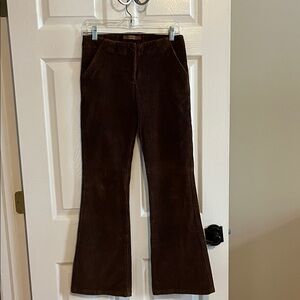 Arden B Chocolate Corduroy Trousers